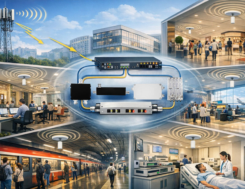 DAS внутри здания